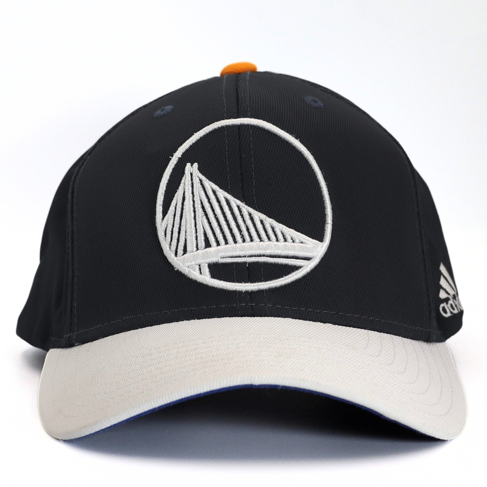 Adidas Golden State Warriors Hat Mens OSFA Black Snapback NBA Basketball Cap‎